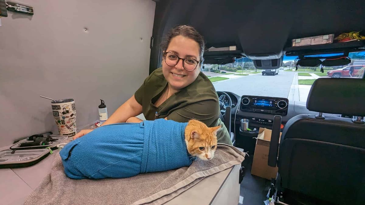 Inside our fully-equipped mobile hospital